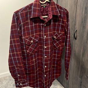 Hill and archer 100 wool flannel. Mens small